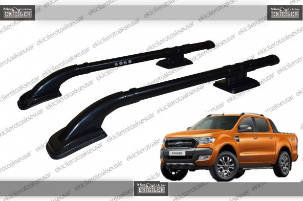 EKİCİLER RANGER TAVAN ÇITASI (2007-2019) PORT BAGAJ SİYAH ürün görseli 1