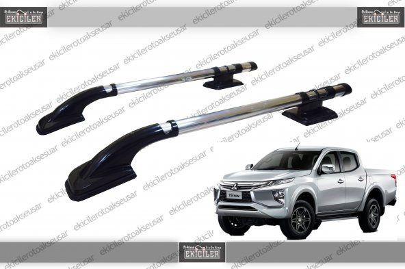 EKİCİLER L200 TAVAN ÇITASI (2006-2019) PORT BAGAJ NİKEL ürün görseli 1