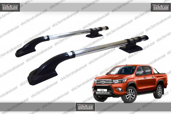 EKİCİLER HILUX TAVAN ÇITASI (2006-2019) PORT BAGAJ NİKEL ürün görseli 1