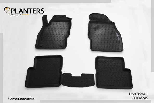 EKİCİLER CORSA E 3D HAVUZLU PASPAS DİREKSİYON KILIFI HEDİYELİ ürün görseli 1
