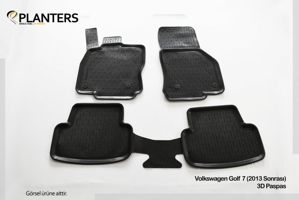 EKİCİLER GOLF 7 (2013+)3D HAVUZLU PASPAS DİREKSİYON KILIFI HEDİYE ürün görseli 1