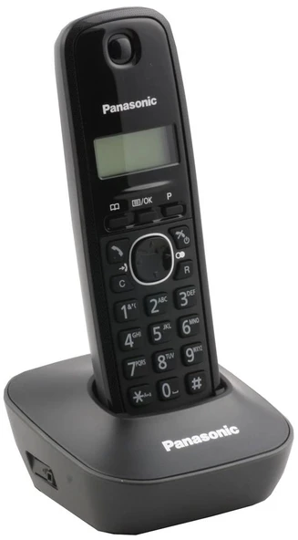 Panasonic KX-TG1611 Siyah Telsiz Dect Telefon 50 Rehber ürün görseli 1