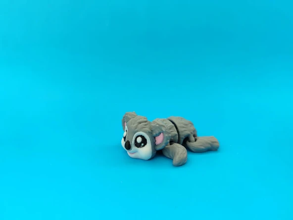 Sevimli Koala Figürü – Hareketli Eklemli 3D Oyuncak - Resim 2