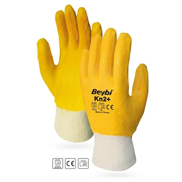 Beybi Nitril PMK KN2+Plus  Eldiven 10 Beden 12li Paket ürün görseli 1