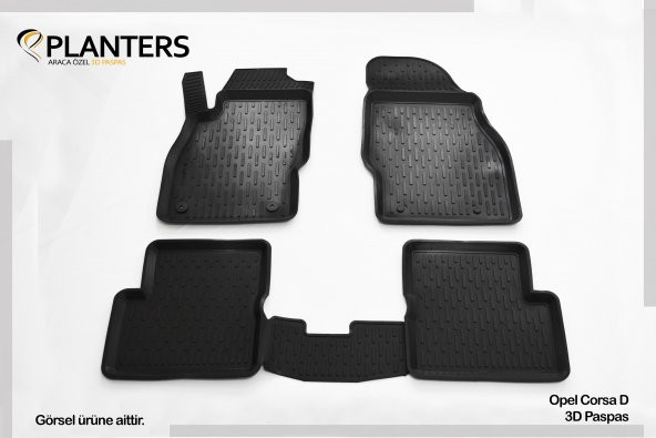EKİCİLER CORSA D 3D HAVUZLU PASPAS DİREKSİYON KILIFI HEDİYELİ ürün görseli 1