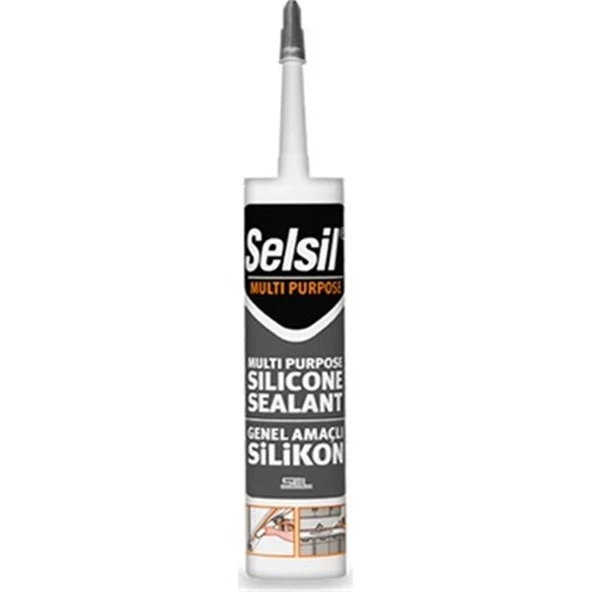 Selsil Silikon 280Gr Şeffaf ürün görseli 1