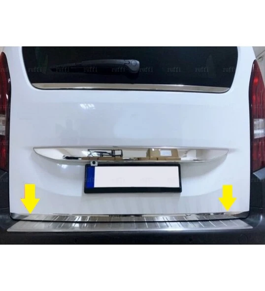 Citroen Berlingo Krom Bagaj Alt Çıtası 2018 Üzeri P. Çelik ürün görseli 1