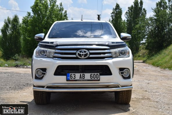 EKİCİLER TOYOTA HILUX BIYIK ÖN KROM KORUMA ürün görseli 1