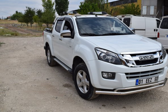 EKİCİLER D-MAX BIYIK ÖN KROM KORUMA - Resim 3