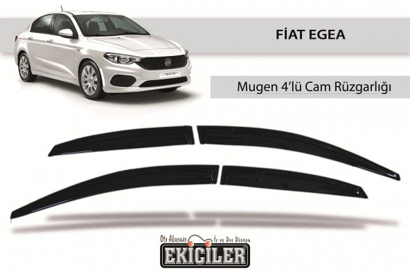 EKİCİLER FİAT EGEA MUGEN 4LÜ CAM RÜZGARLIĞI ürün görseli 1