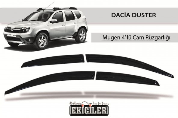 EKİCİLER DUSTER MUGEN 4LÜ CAM RÜZGARLIĞI ürün görseli 1