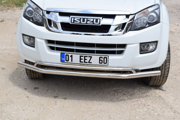 EKİCİLER D-MAX BIYIK ÖN KROM KORUMA - Resim 4