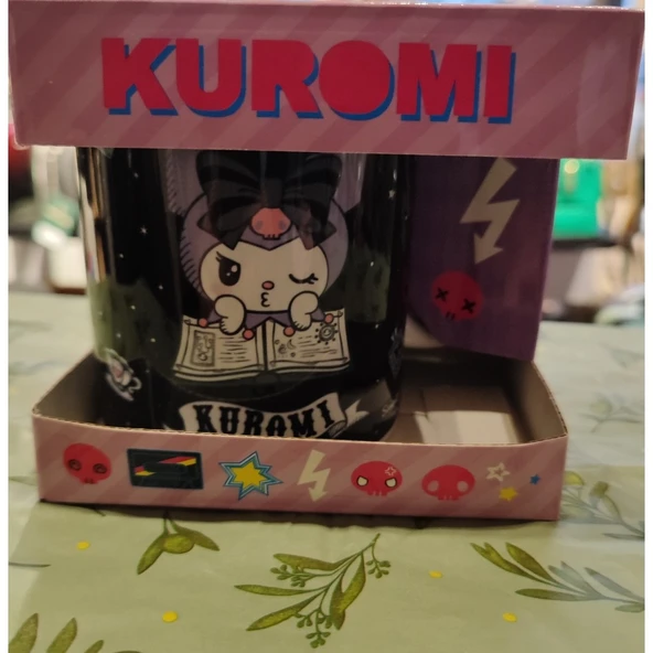 Kuromi Kupa Bardak Porselen Siyah ürün görseli 1