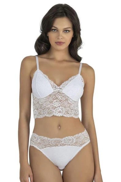 Fabony Bayan Dantelli Bralet Sütyen Külot Takımı 1310 ürün görseli 1