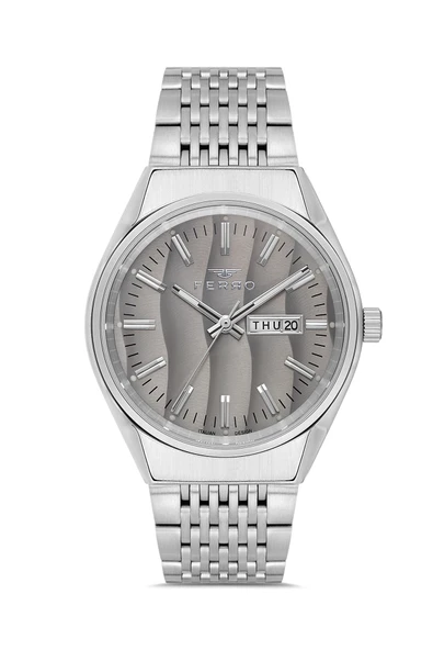 Ferro FM43012A-A4 Quartz Çelik Gri 40 mm Erkek Kol Saati ürün görseli 1