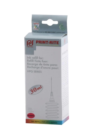 Print-Rite Hp Üniversal Dye Kırmızı Mürekkep 30ml ürün görseli 1