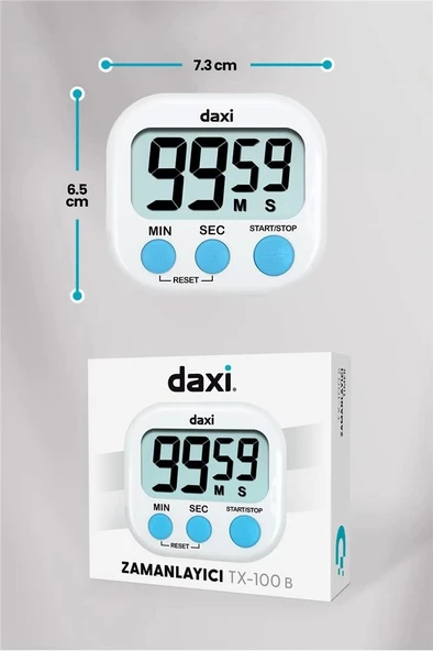 Daxi TX-100 Beyaz Kronometre - Resim 2