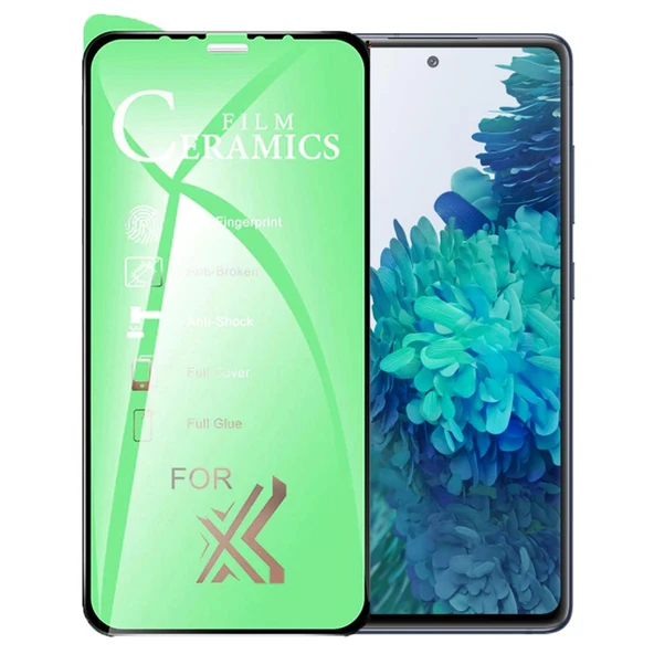 Samsung Galaxy S20 FE Uyumlu Ekran Koruyucu 9D Seramik Nano Tam Kaplayan Kavisl ürün görseli 1