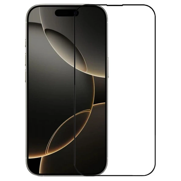 iPhone 16 Pro İle Uyumlu Ekran Koruyucu 9D Tam Kaplayan Kavisli ürün görseli 1