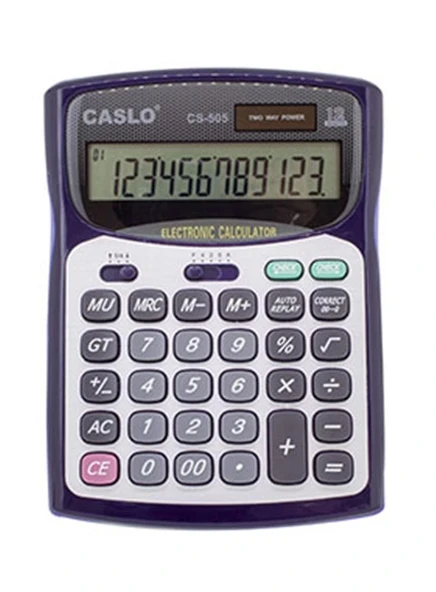 CSL CS-505 12 Hane Masa Tipi İşlem Kontrollü Su Geçirmez Hesap Makinesi ürün görseli 1