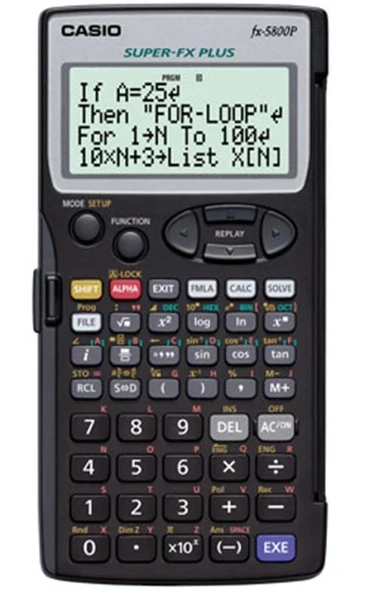 Casio FX-5800P Programlanabilir Bilimsel Fonksiyonlu Hesap Makinesi ürün görseli 1