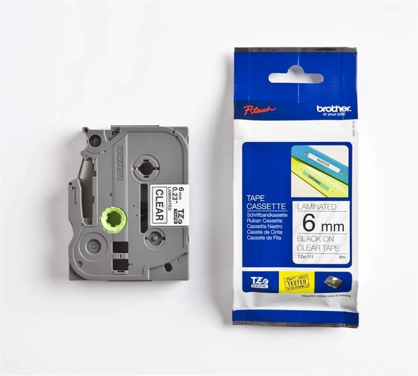 Brother TZE-661 36mm Sarı Üzeri Siyah Etiket ürün görseli 1