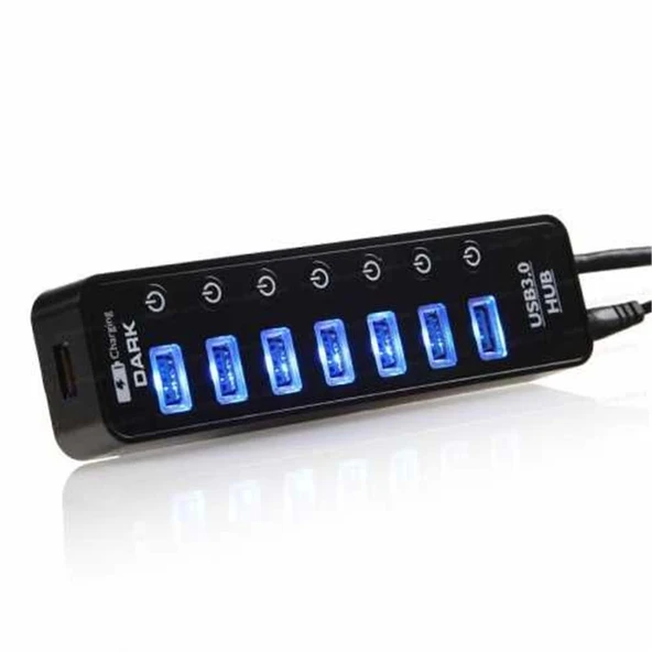 Dark DK-AC-USB371 7+1 Hızlı Şarj Adaptörlü ürün görseli 1