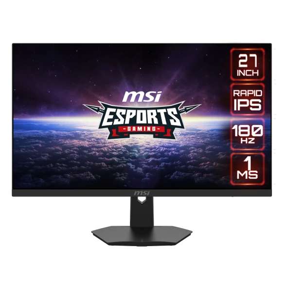 MSI G274F 27" 180Hz 1Ms HDMI+DP FullHD G-Sync Adaptive-Sync IPS Vesa Monitör ürün görseli 1
