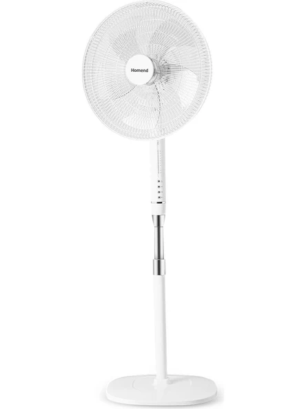 Homend Fanomen 9010H Ayaklı Vantilatör Beyaz ürün görseli 1