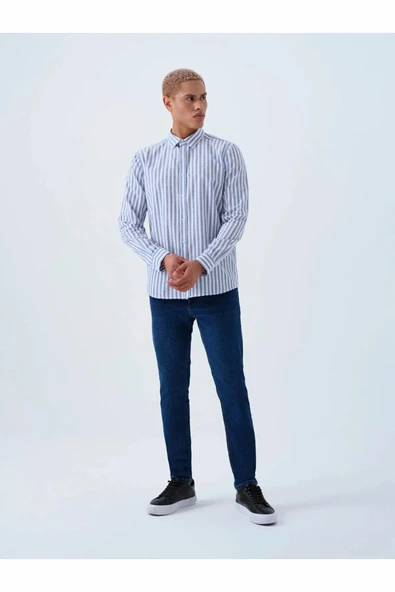 Loft Justin Torıno Dark Wash Erkek Jean Pantolon LF2039444 ürün görseli 1