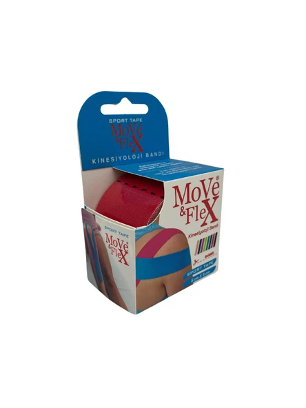Move&Flex Kinesiyoloji Bandı Kırmızı ürün görseli 1