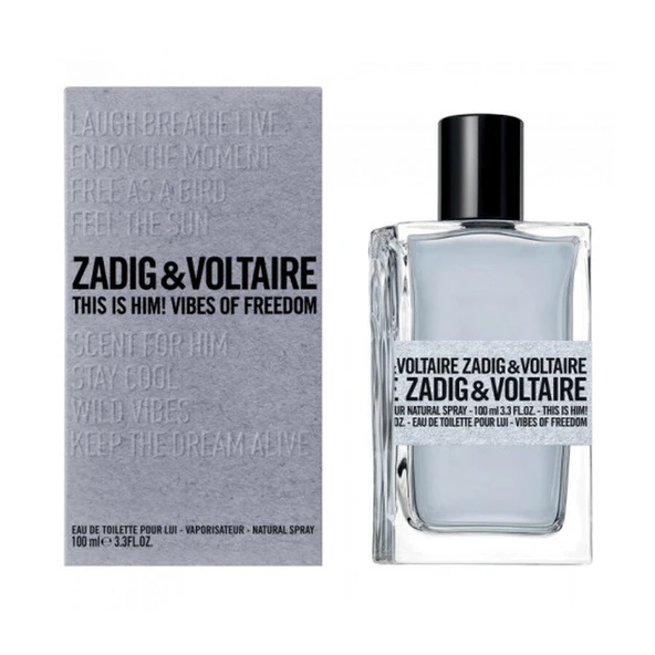 Zadig & Voltaire This Is Him! Vibes Of Freedom EDT Pour Lui 100ML Erkek Parfümü ürün görseli 1