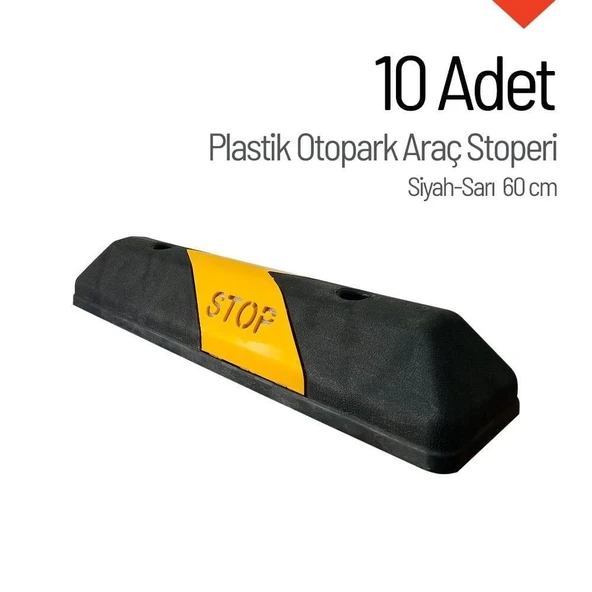 10'lu Set Otopark Stoper-60 cm ürün görseli 1