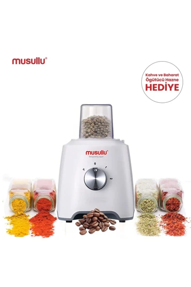 Musullu MSL-2035 Bl Blender Beyaz - Resim 2