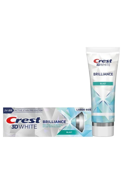 Crest 3D White Brilliance Blast Diş Macunu 130 gr - Resim 2