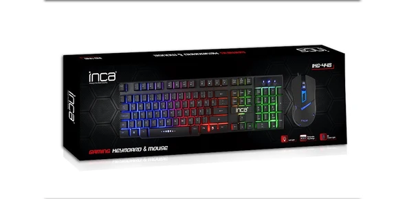 Inca IKG-448 Gaming Oyuncu Klavye Mouse Seti - Resim 4