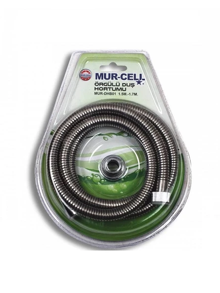 MUR-CELL SIK KENETLİ DUŞ HORTUMU 1.5MT-1.7MT MUR-DH13V ürün görseli 1