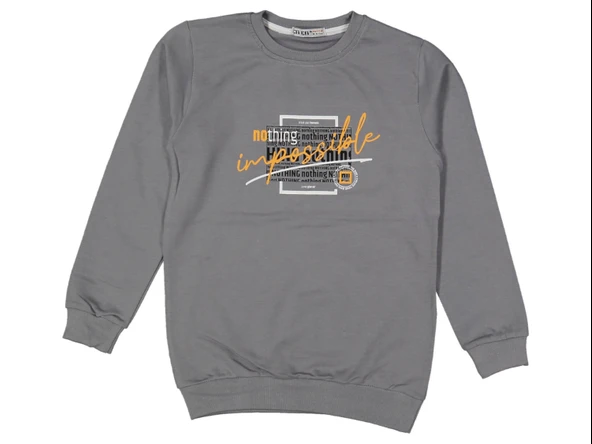 NOTHING BASKILI ERKEK SWEATSHIRT ürün görseli 1