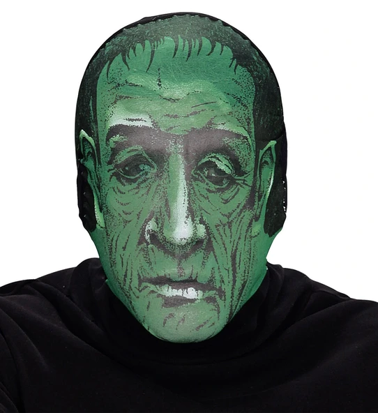 Kafaya Tam Geçmeli Bez Frankenstein Maskesi - Streç Korku Maskesi - 3D Baskılı Maske Model 5 ürün görseli 1