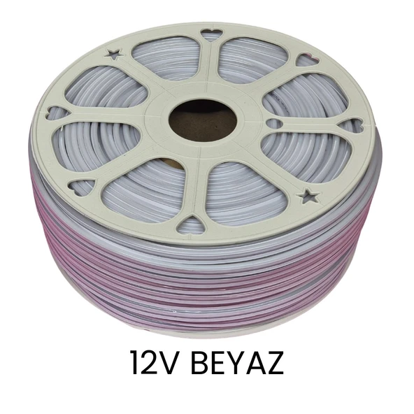 Hightek 12V Beyaz Neon Şerit LED 100 Metre ürün görseli 1