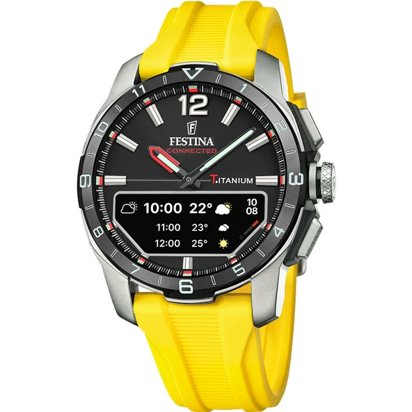 FESTINA F23000/A CONNECTED D YELLOW ERKEK KOL SAATİ ürün görseli 1
