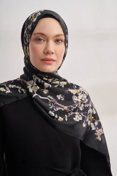 İthal Vual Almond Blossom Desen Şal -4464 ürün görseli 1