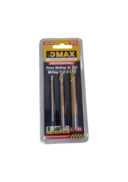 Dmax Matkap Freze Ucu 3 Lü Set Ekstra Güçlü ürün görseli 1
