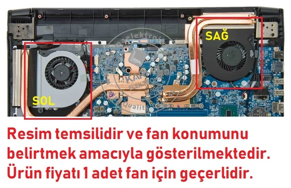 Monster Abra A7 V6.1.2 uyumlu Notebook Cpu Fanı - Resim 4