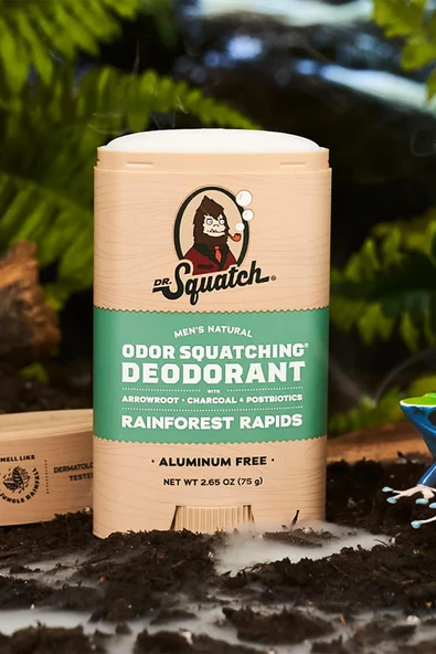 Dr. Squatch Rainforest Rapids Alüminyumsuz Stick Deodorant 75GR - Resim 6