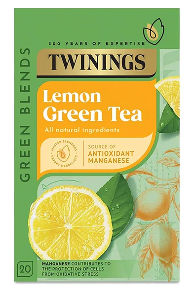 Twinings Yeşil Çay & Limon Bardak Poşet Çay 20 Adet ürün görseli 1