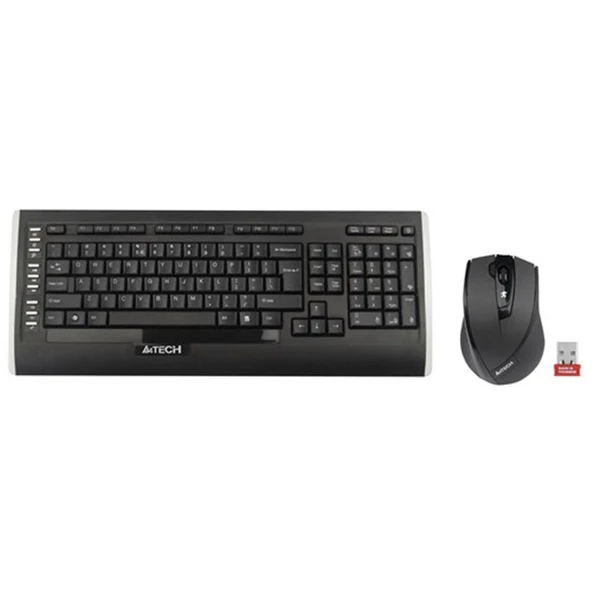 A4 Tech 9300F Siyah Q Tr Kablosuz Multimedya Set - Resim 2