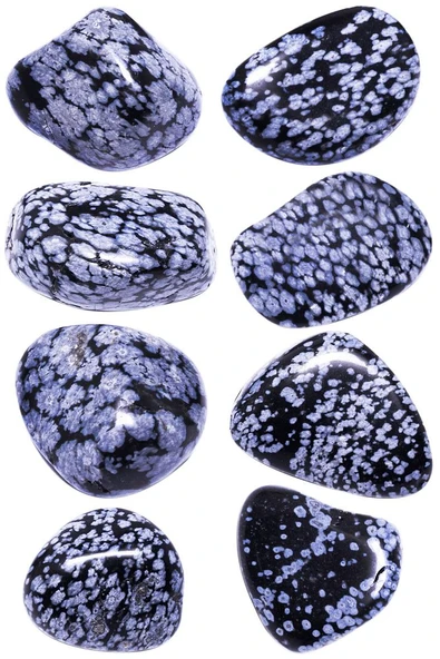 Sertifikalı Karlı Obsidyen Taşı Kütle - 3 Adetli ürün görseli 1