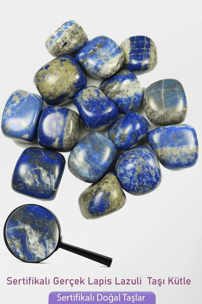 Sertifikalı Lapis Lazuli Taşı Doğal Taş Kütle Parça ürün görseli 1