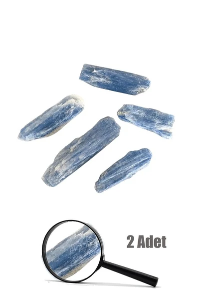 Sertifikalı Doğal Kyanit Taşı Kütle 2 Adet (2-4 Cm) ürün görseli 1